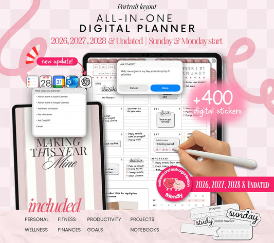 2026 Digital Planner (worth $19)